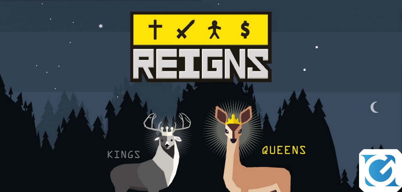 REIGNS: Kings and Queens e' disponibile su Switch