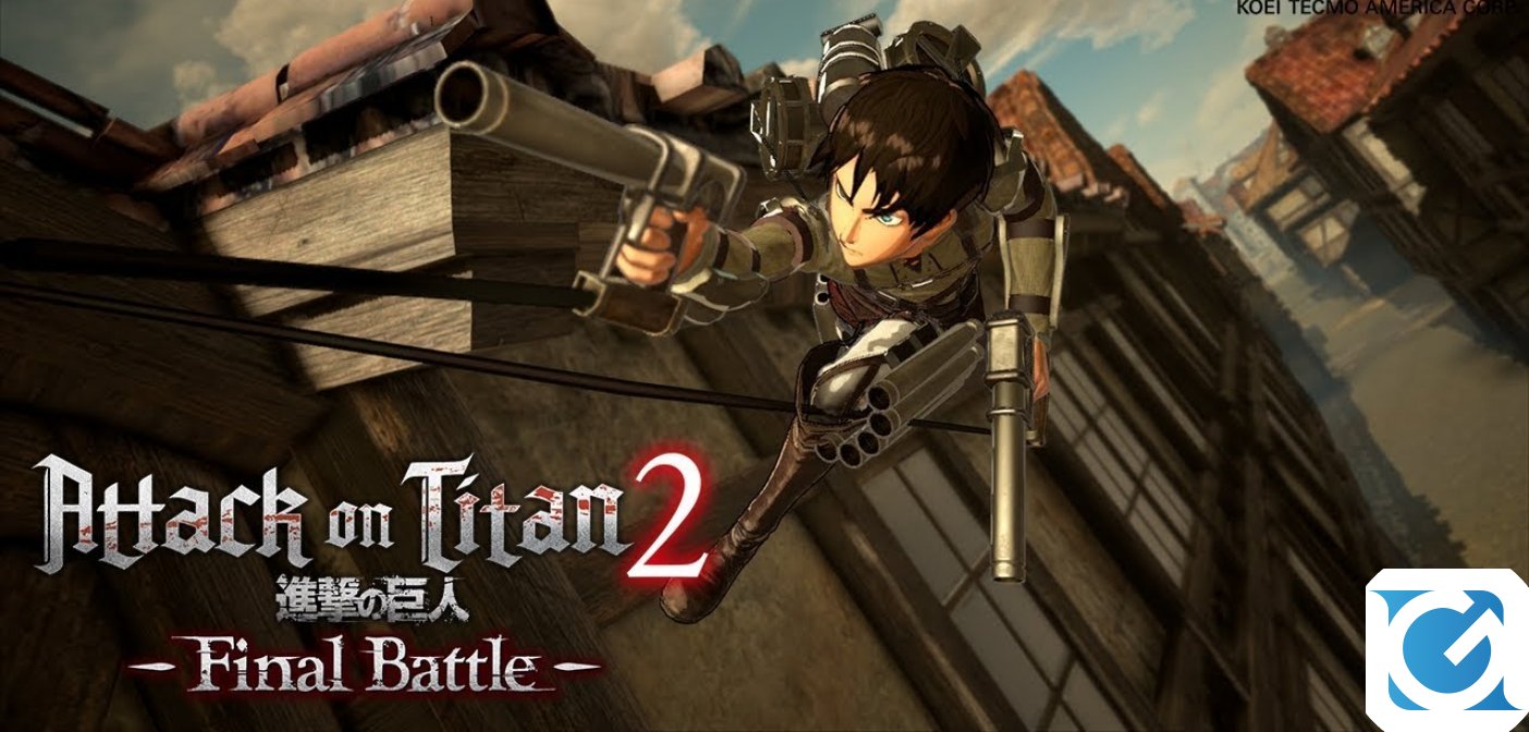 Atack on Titan 2: Final Battle è ora disponibile per PC e console