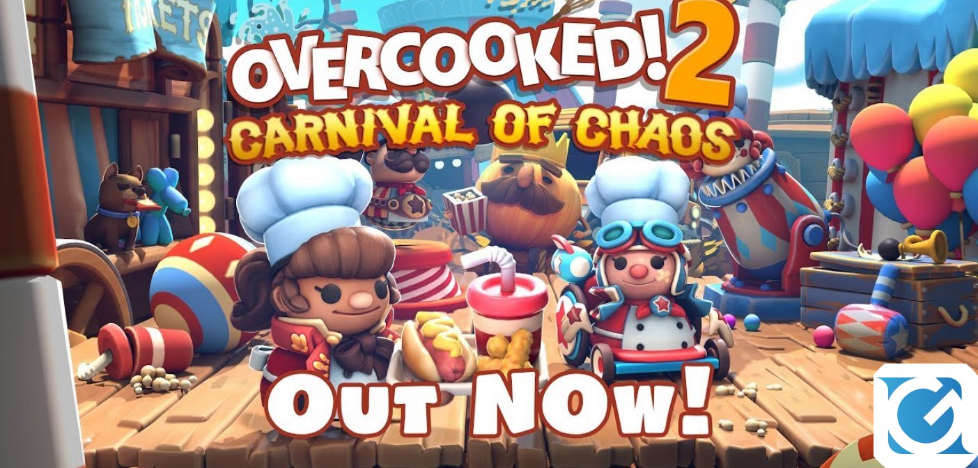 Carnival of Chaos per Overcooked 2 è disponibile