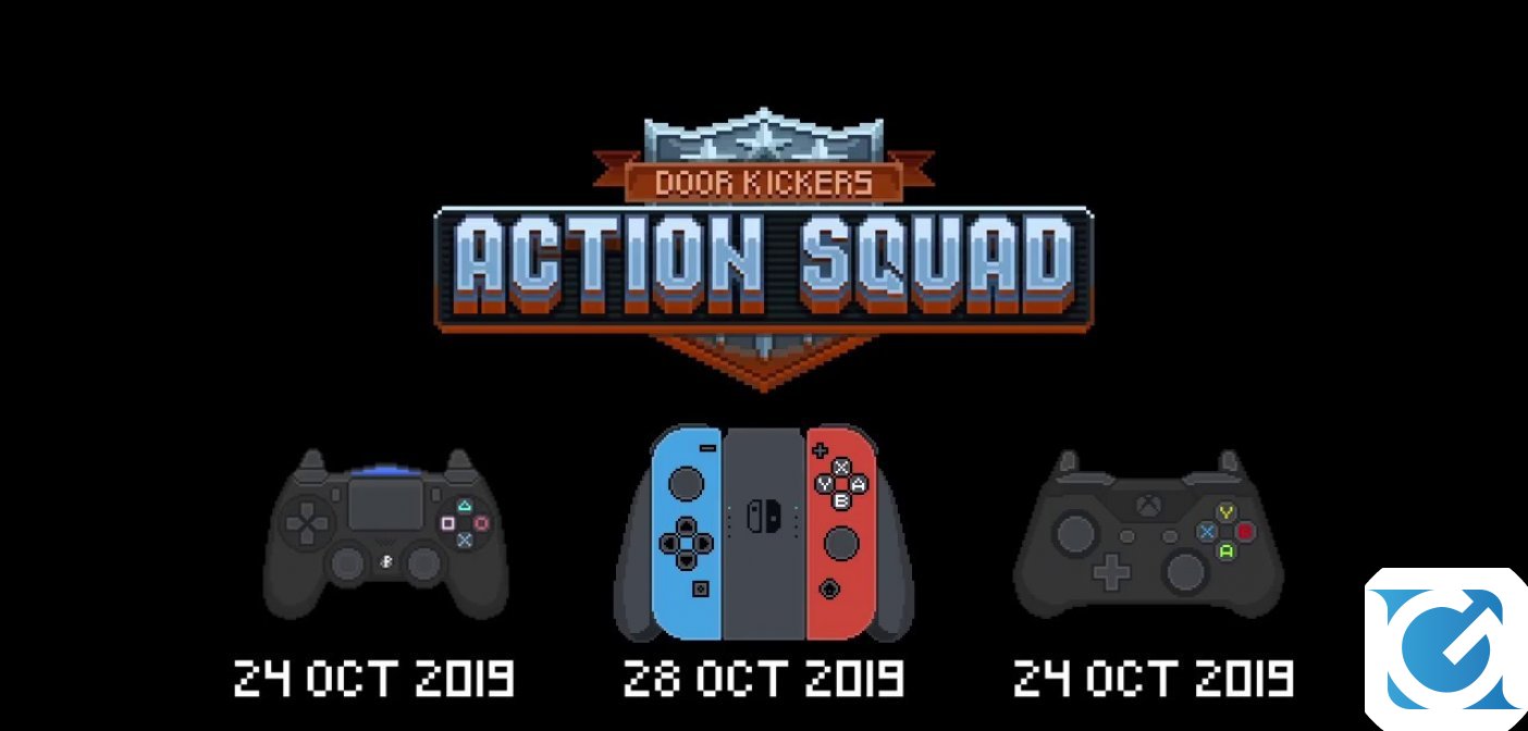 Door Kickers Action Squad è disponibile su PC, XBOX One e PS4 e lunedì arriva su Switch