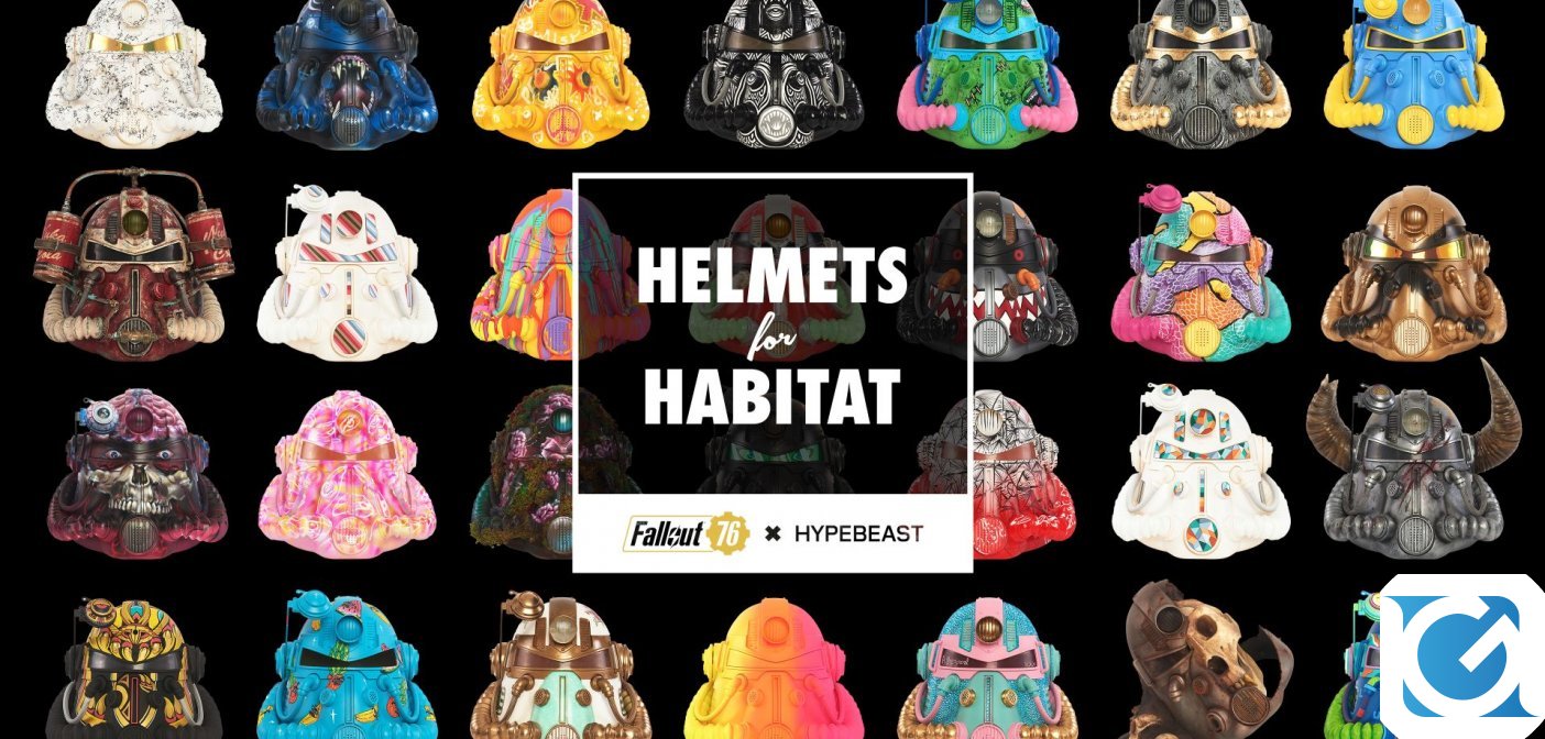 Fallout 76 e HYPEBEAST presentano Helmets for Habitat