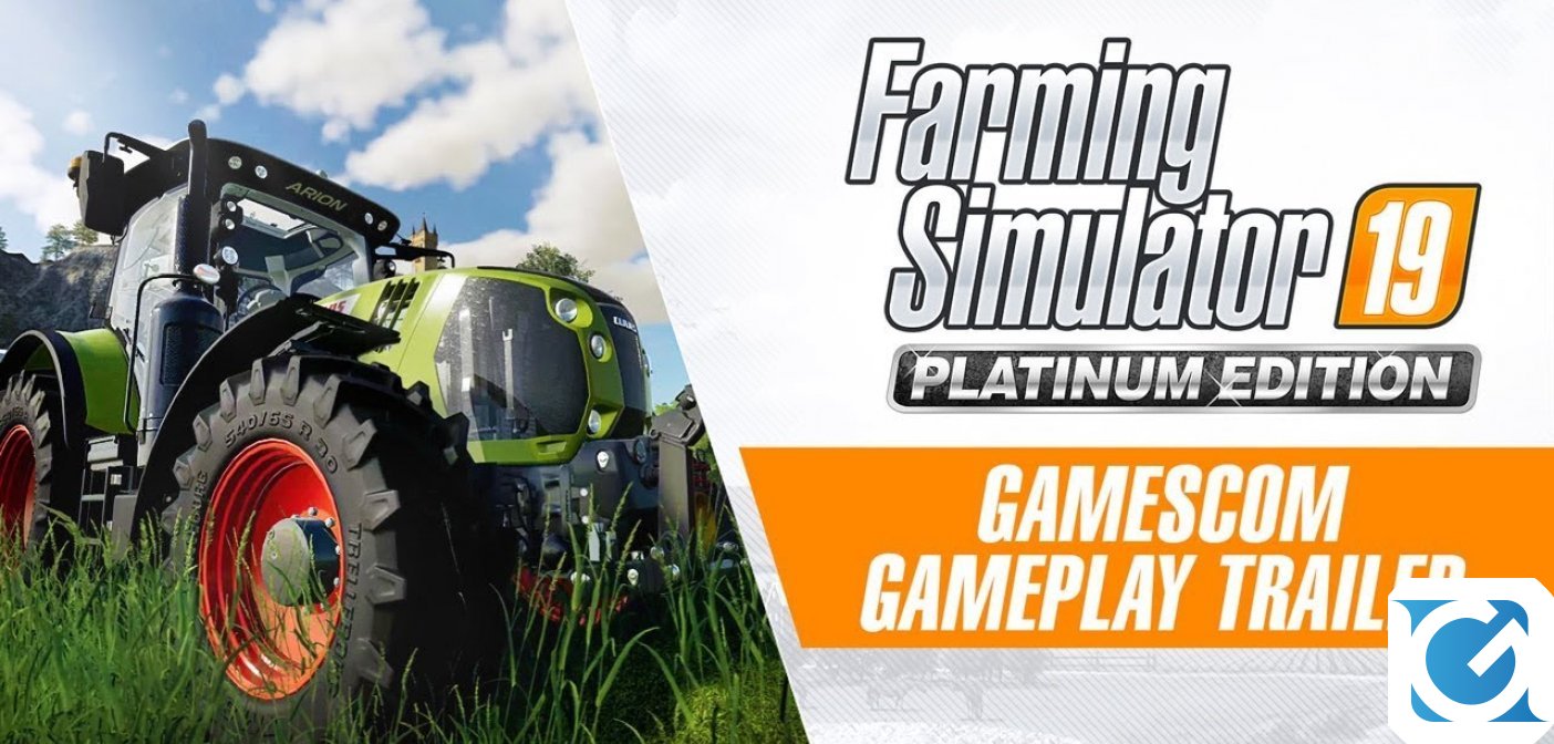 Pubblicato un gameplay trailer per Farming Simulator 19 Platinum Edition