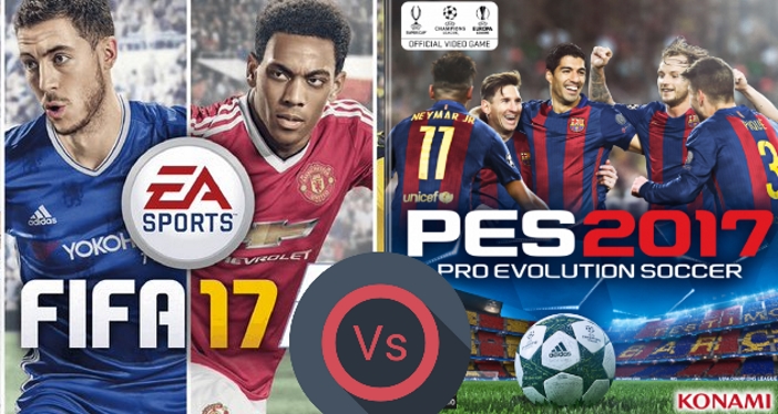 FIFA 17 Vs Pes 2017 Pro e contro