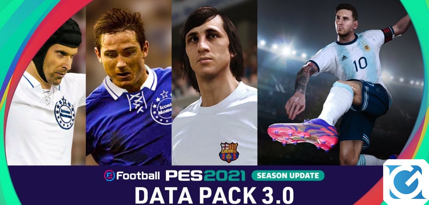 Il data pack 3.0 di eFootball PES 2021 è disponibile