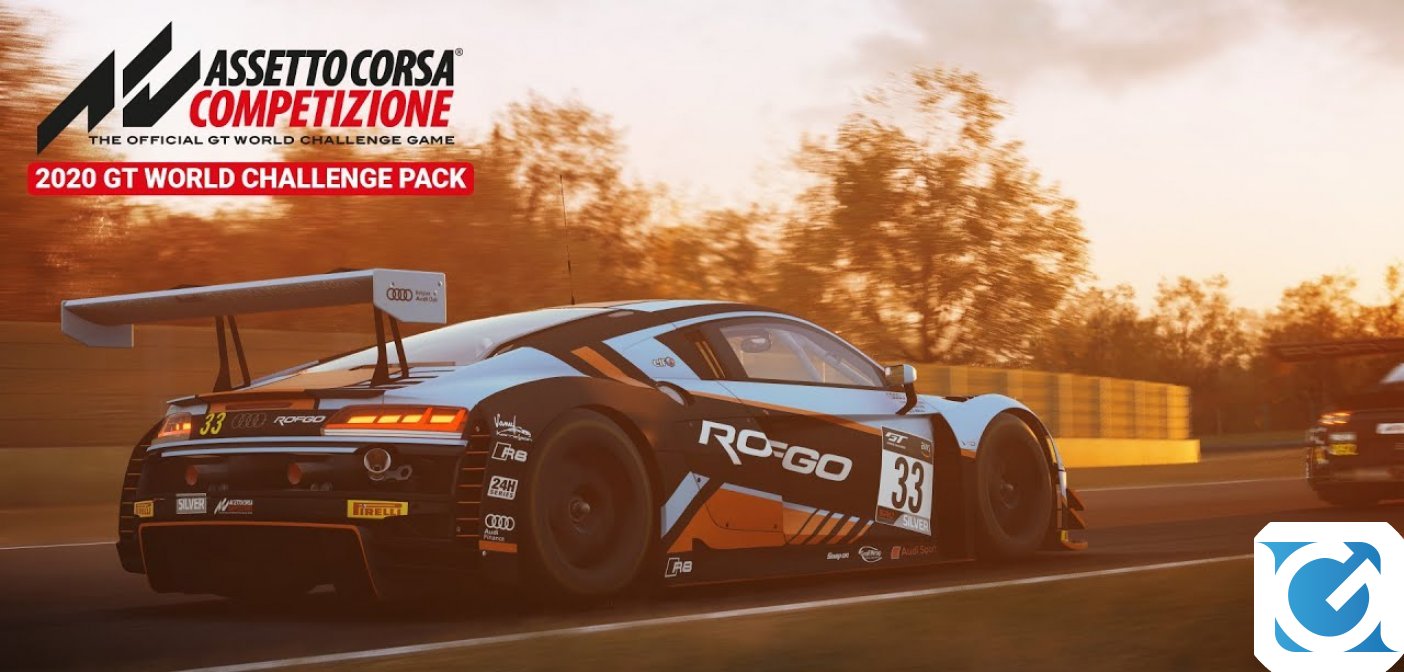 Il DLC 2020 GT World Challenge Pack di Assetto Corsa Competizione è ora disponibile su Steam