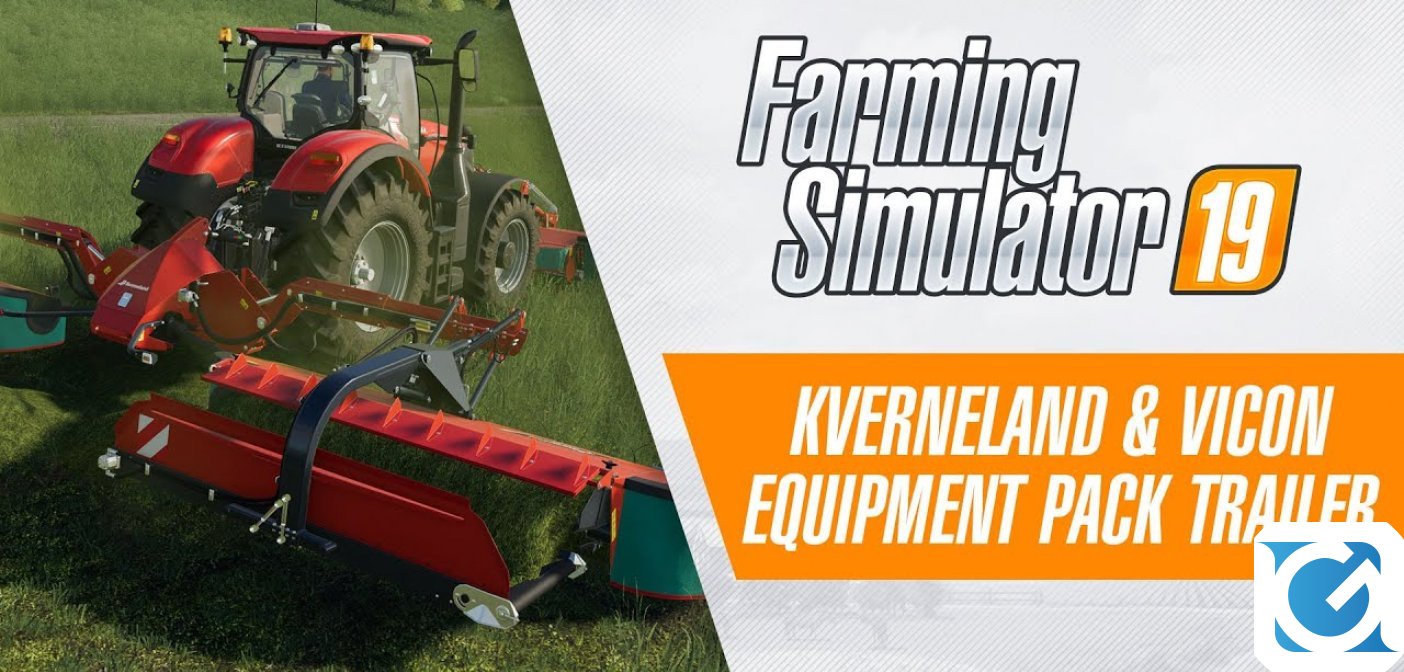 Il dlc Kverneland & Vicon Equipment Pack per Farming simulator 19 è disponibile e include tanti nuovi macchinari agricoli