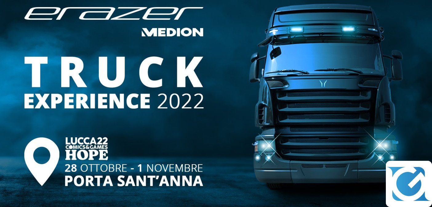 Il Truck Medion Erazer fa tappa a Lucca Comics & Games 2022!