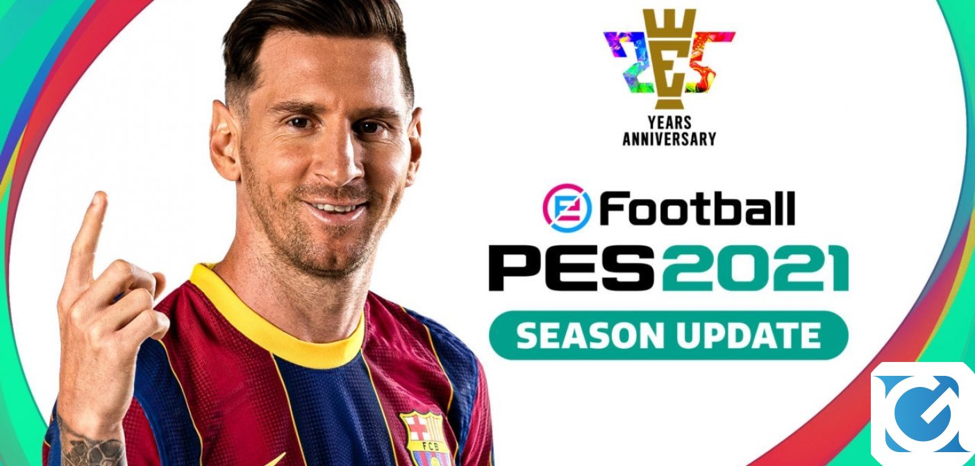 Konami annuncia eFootball PES 2021 Season Update, disponibile dal 15 settembre