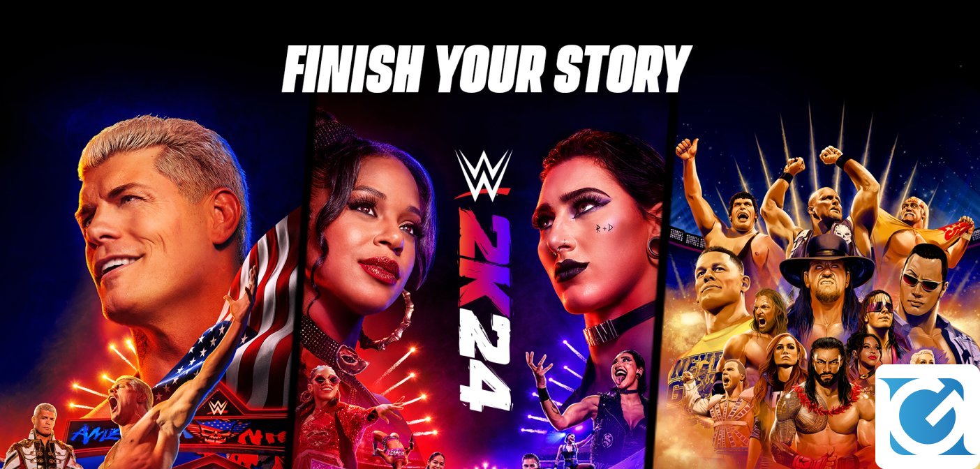 L'Edizione Deluxe e l'Edizione 40 Anni di WrestleMania di WWE 2K24 sono disponibili!