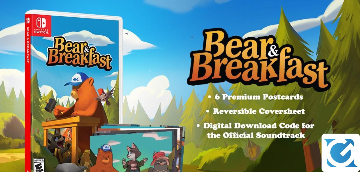 L'edizione fisica di Bear & Breakfast è disponibile