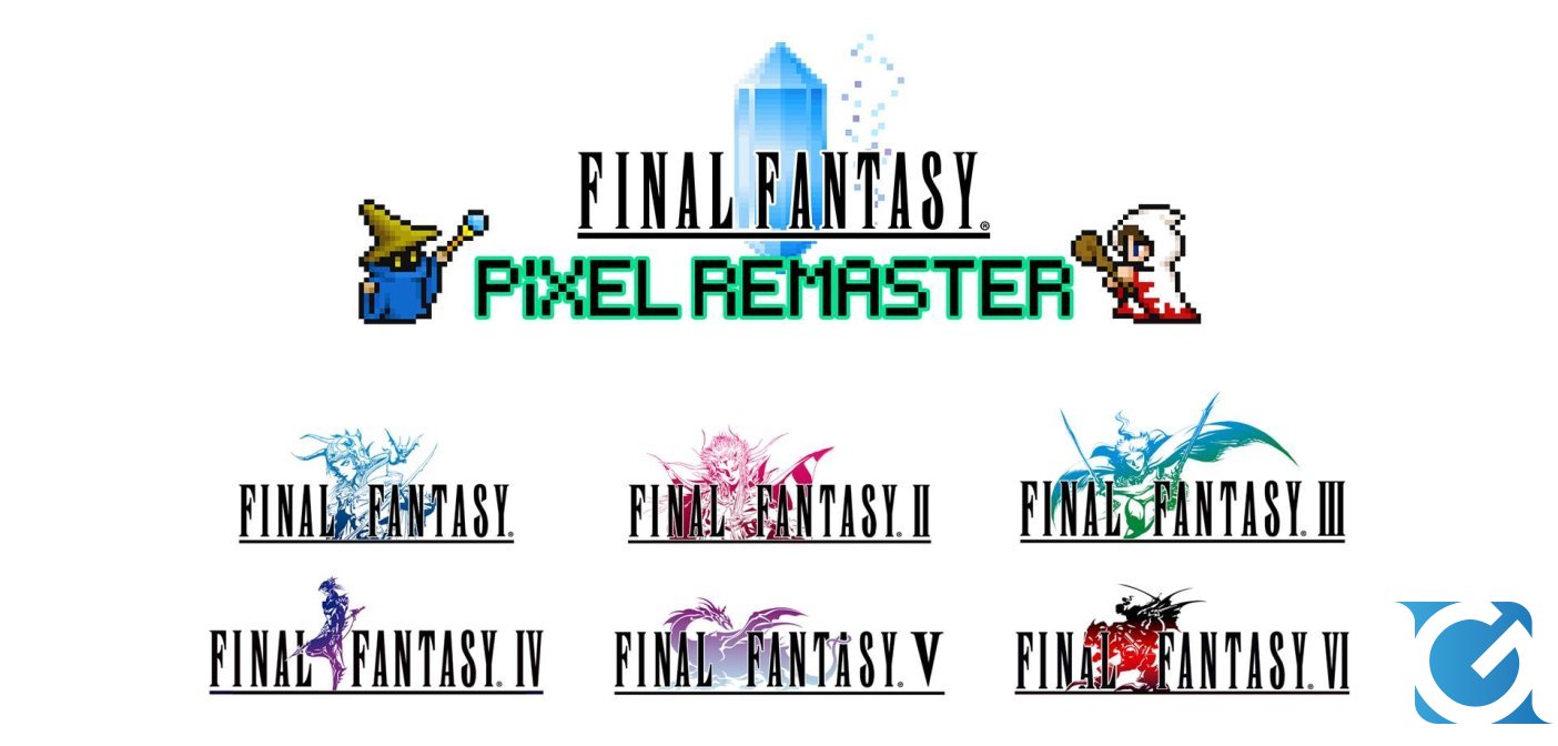 La serie Final Fantasy Pixel Remaster è disponibile su Playstation e Switch