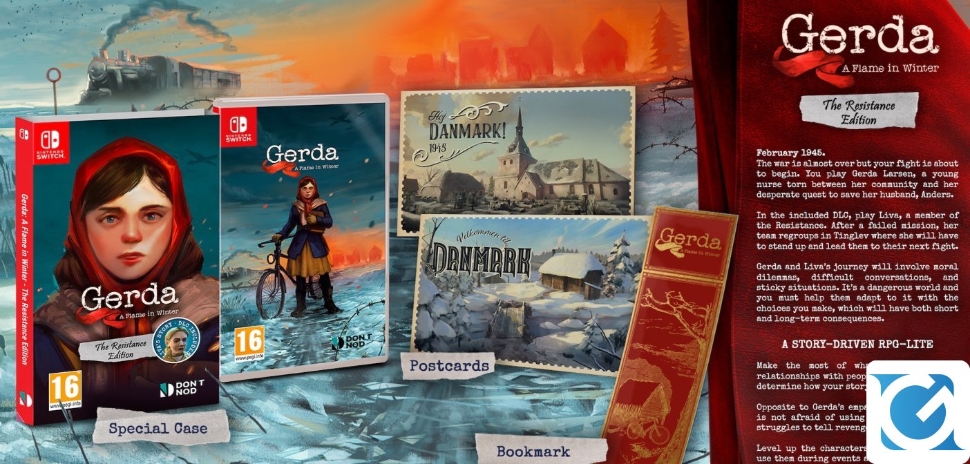 La versione fisica di Gerda: A Flame in Winter è disponibile per Switch