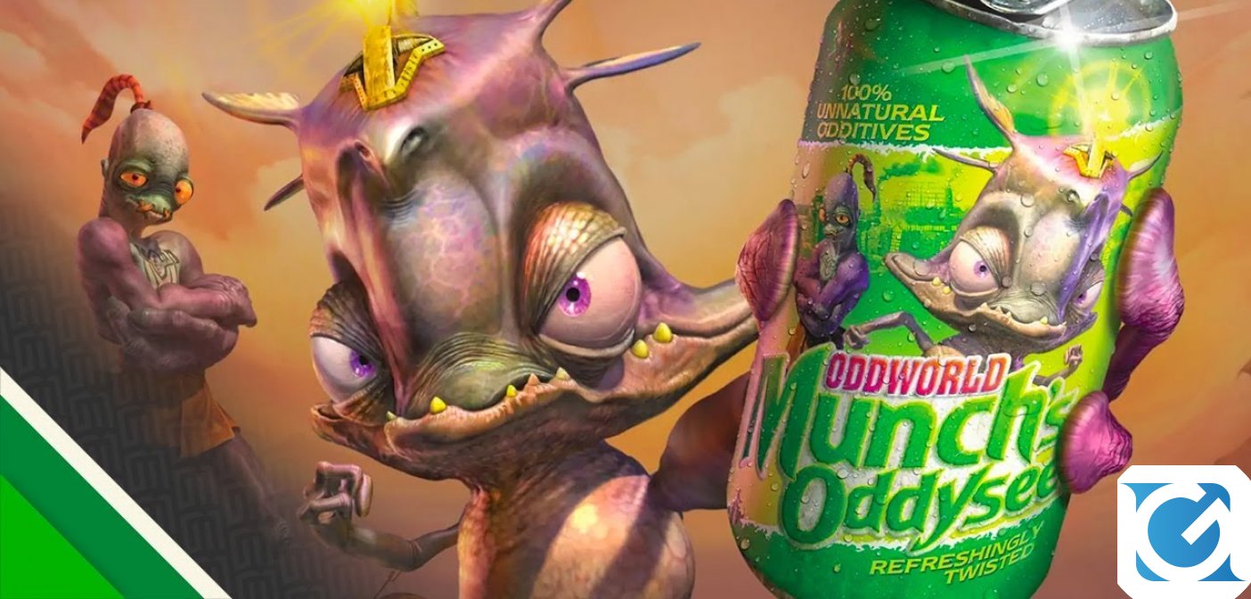 La versione rimasterizzata di Oddworld: Munch's Oddysee è disponibile su Switch