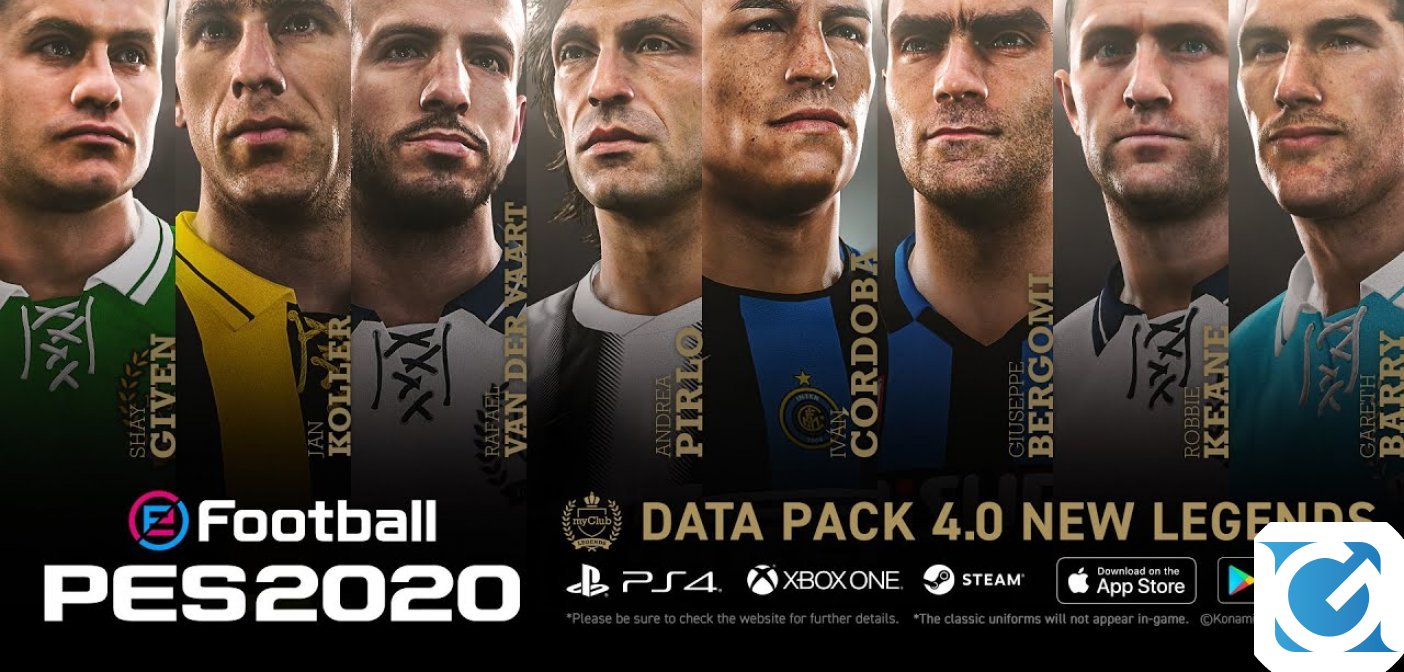 Online il nuovo trailer del Data Pack 4 per eFootball PES 2020