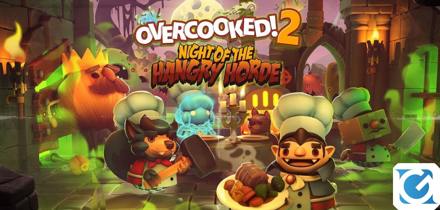 Il DLC di Overcooked! 2: Night of the Hangry Horde è disponibile
