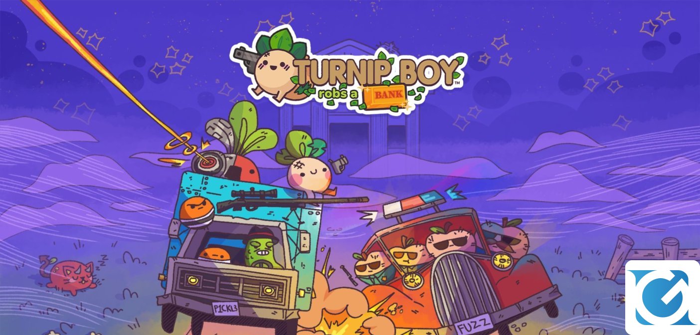 Pubblicato un nuovo video di Turnip Boy Robs a Bank