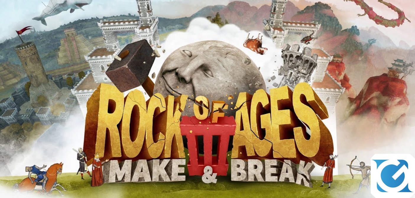 Rock of Ages 3: Make & Break è disponibile per PC e console