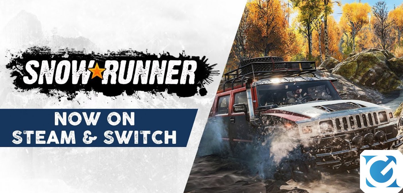 SnowRunner e l'espansione New Frontiers sono disponibili su Nintendo Switch