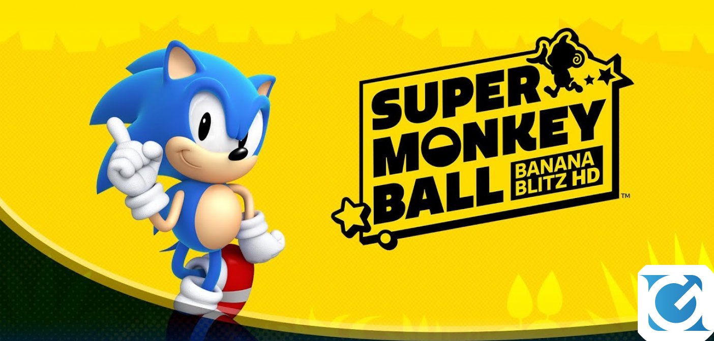 Sonic the Hedgehog arriva in Super Monkey Ball: Banana Blitz HD!