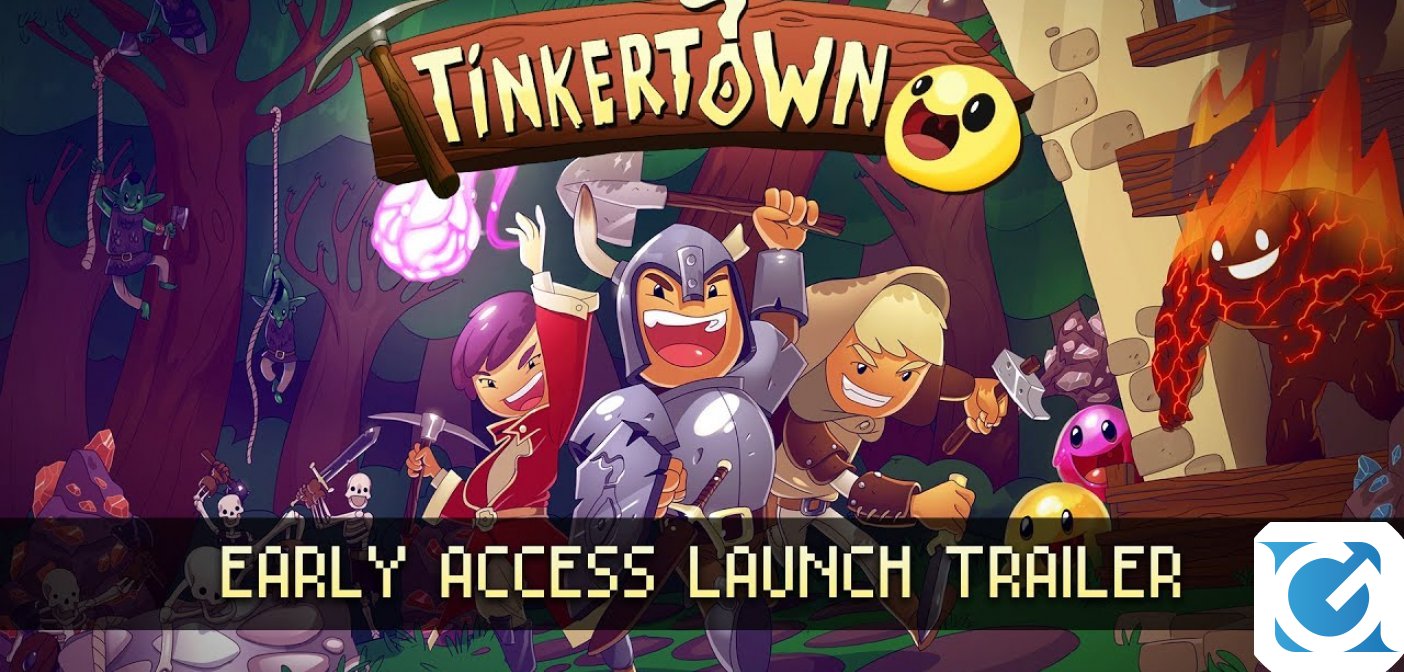 Tinkertown è disponibile su PC via Steam Early Access