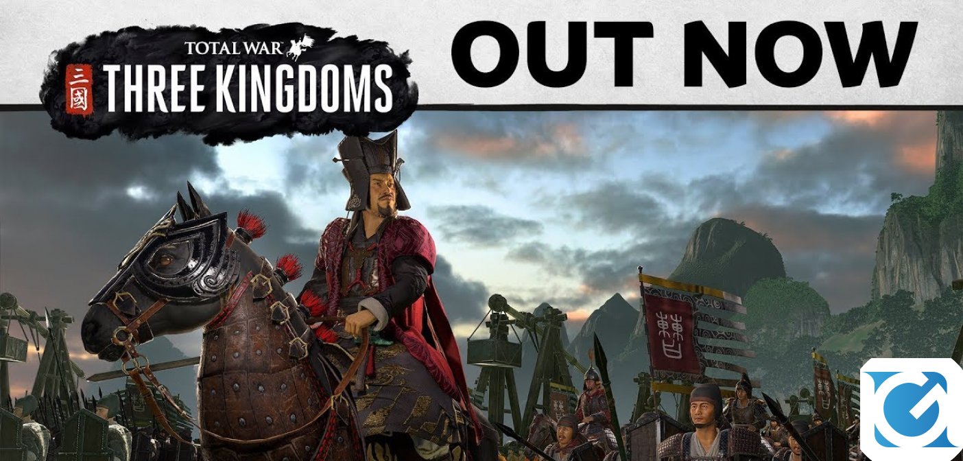 Total War:THREE KINGDOMS è disponibile per PC
