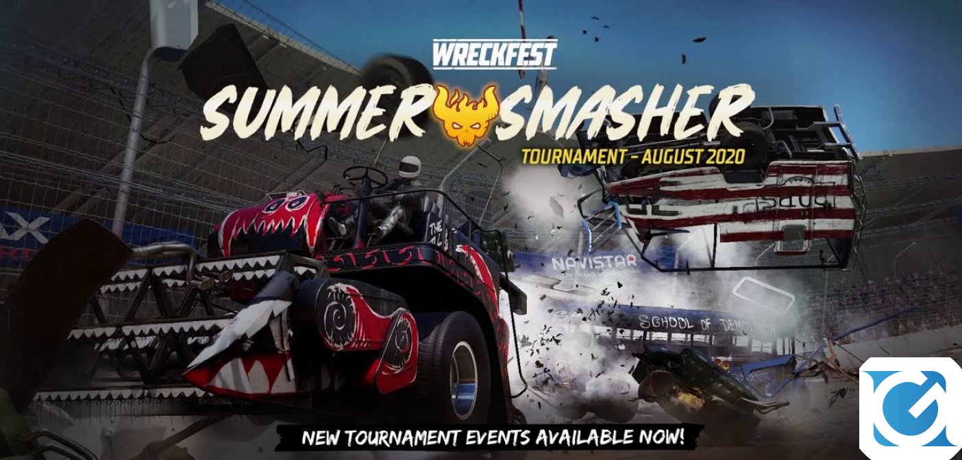 Wreckfest presenta il Summer Smasher Tournament