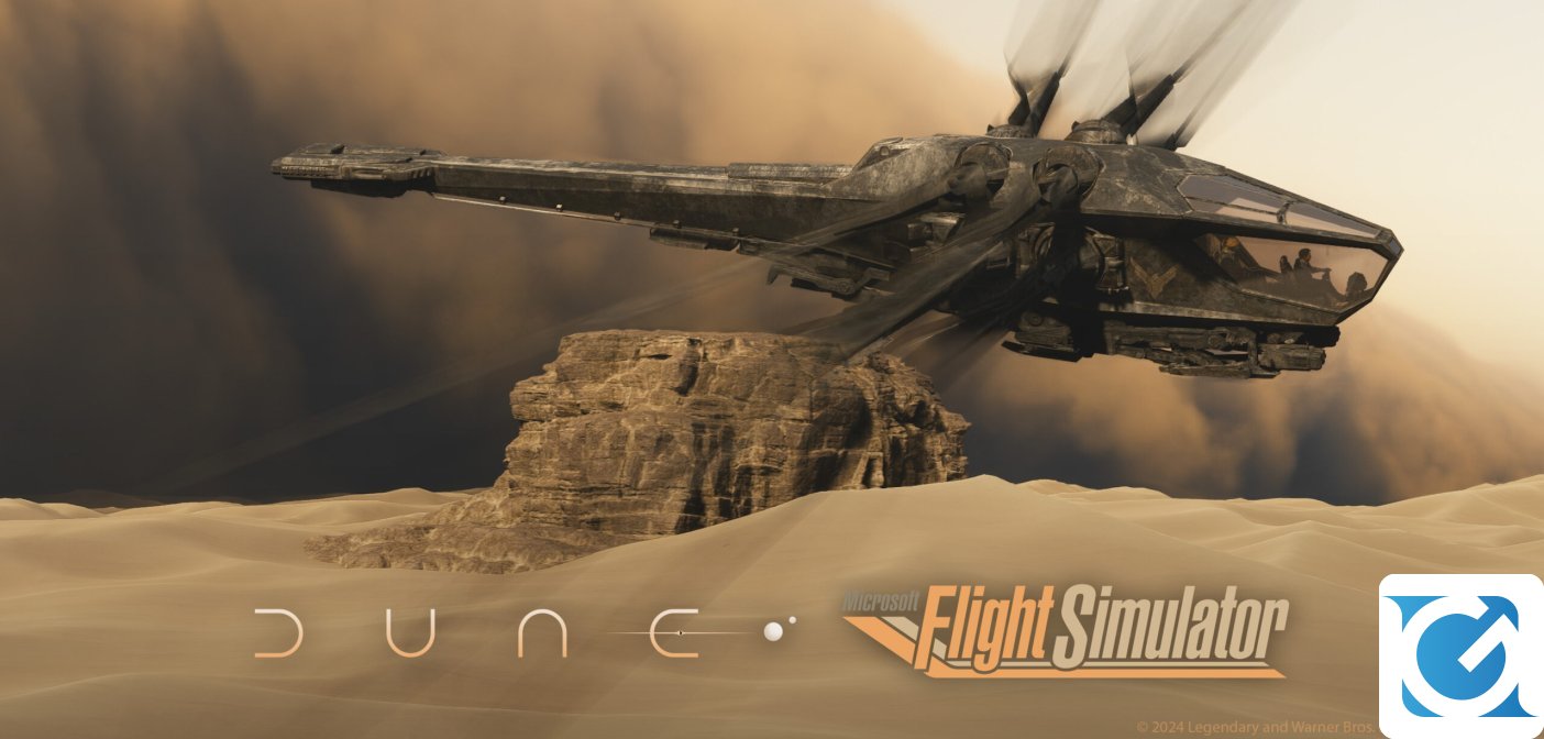 Xbox annuncia l'espansione Dune per Microsoft Fligth Simulator