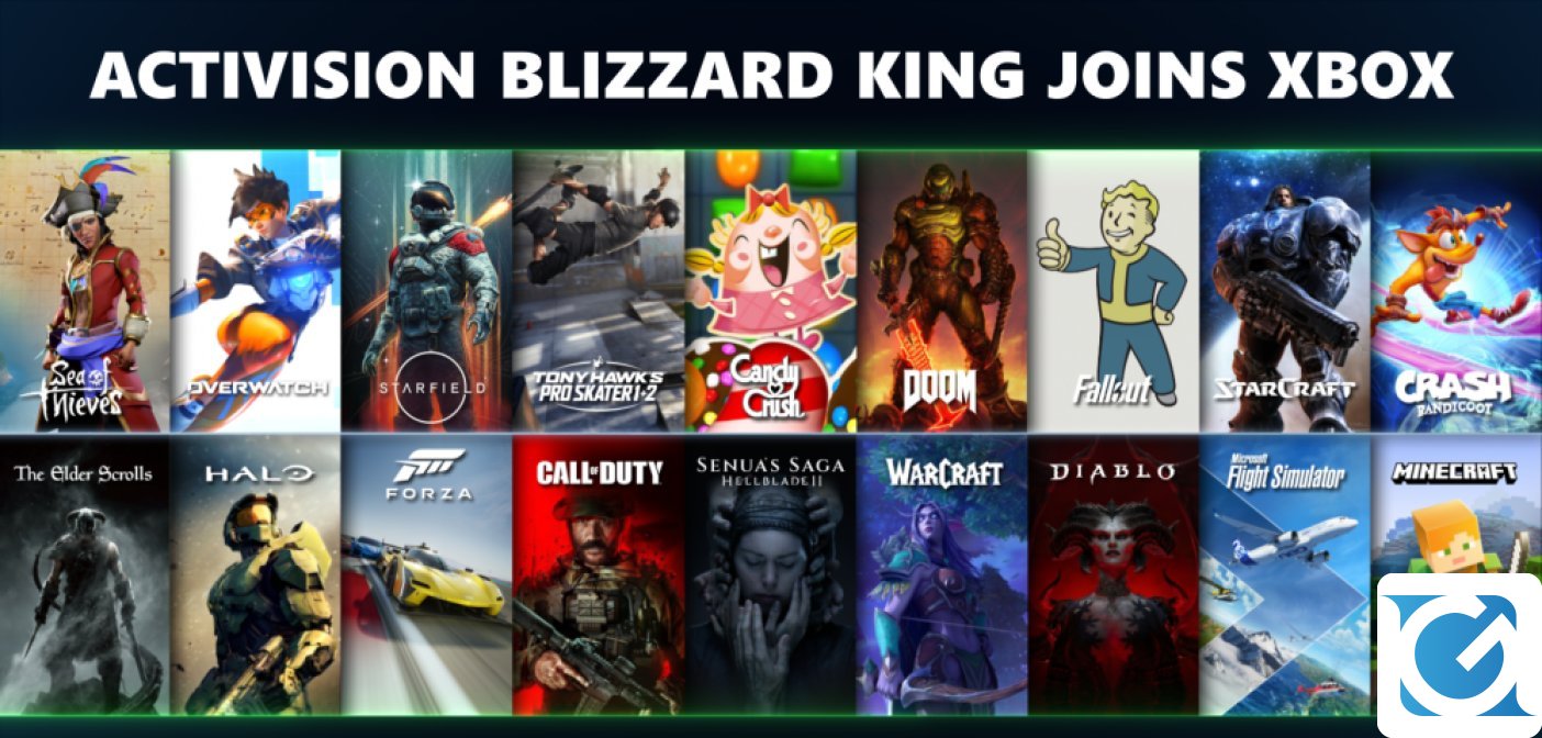Activision Blizzard entra ufficialmente in Microsoft