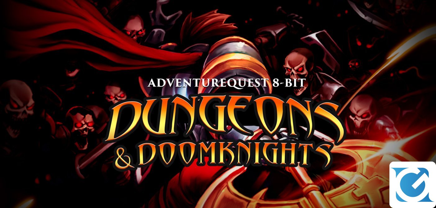 AdventureQuest 8-Bit: Dungeons & DoomKnights torna su PC e Switch