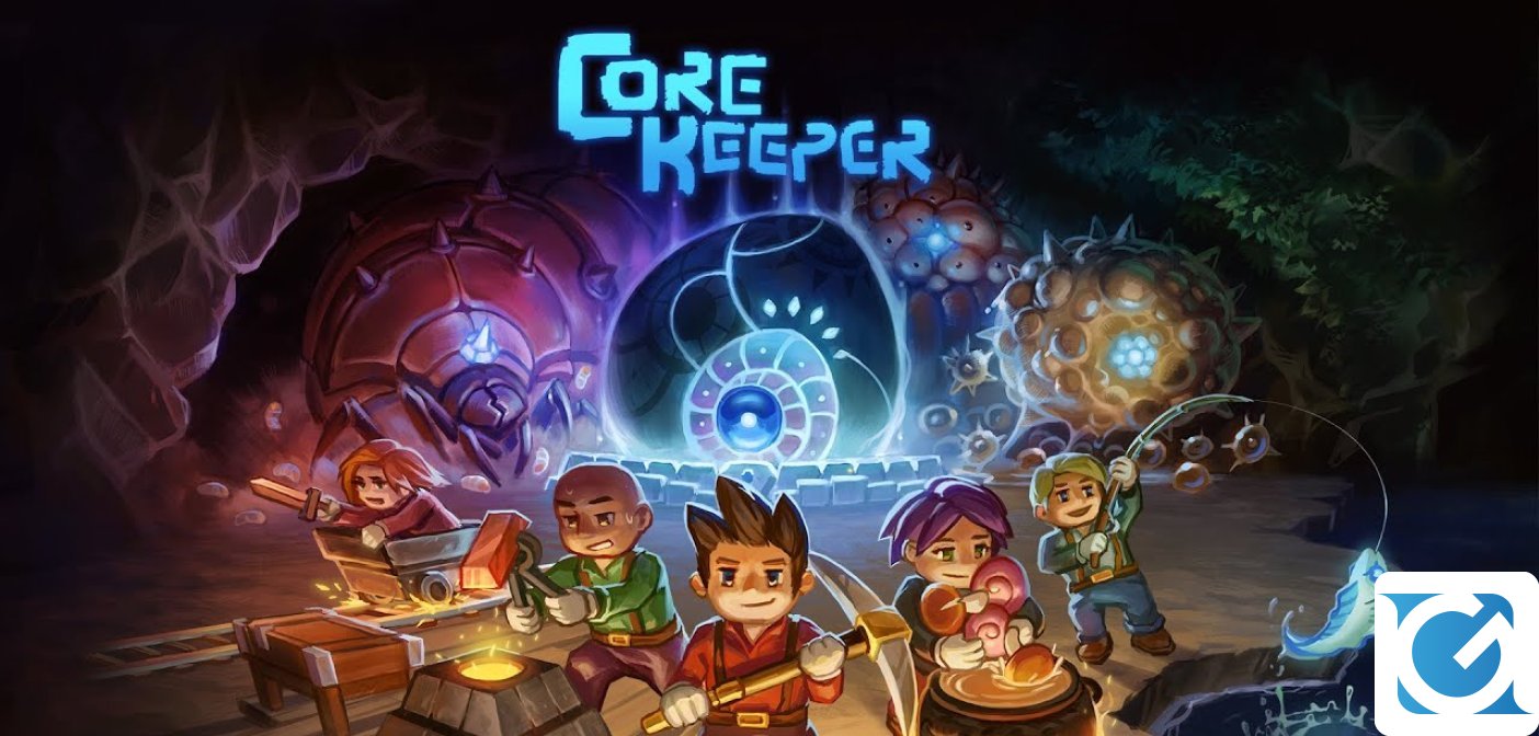 Annunciata l'uscita di Core Keeper su console nel 2024