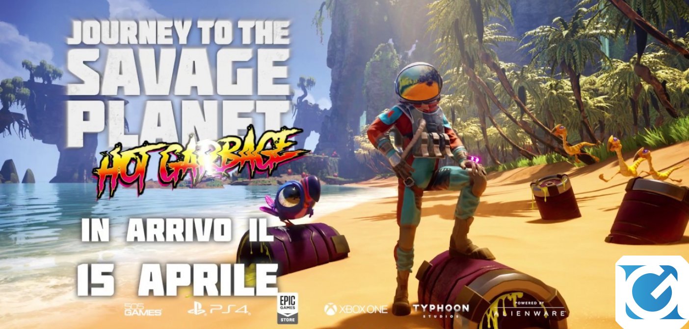Annunciato il DLC Hot Garbage per Journey To The Savage Planet