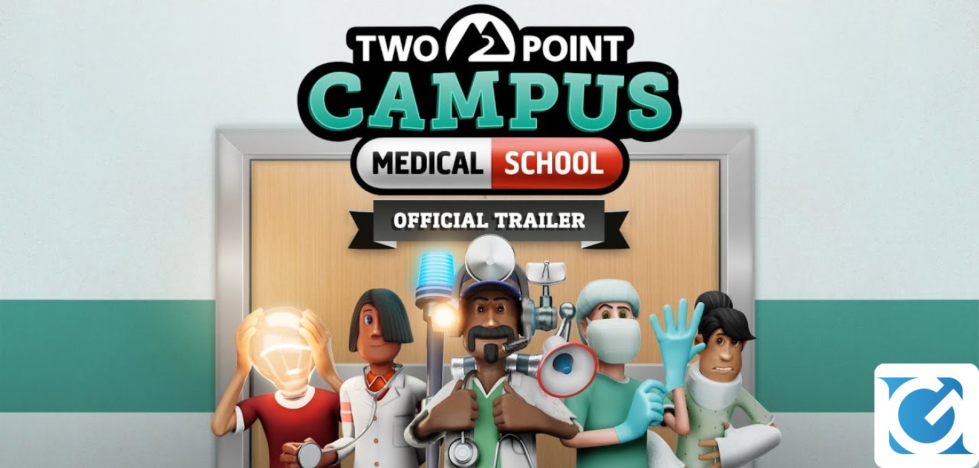 Annunciato un nuovo DLC di Two Point Campus: Medical School