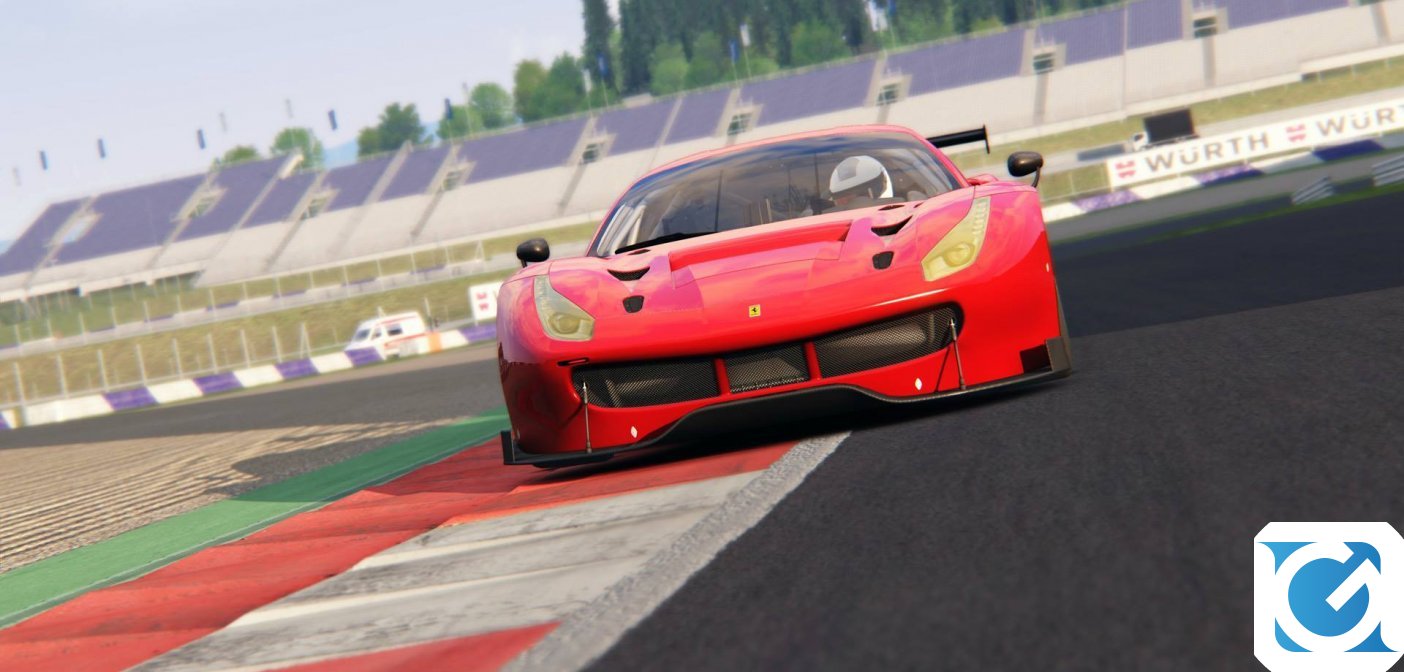 Nuovo aggiornamento per Assetto Corse Competizione: arriva la Ferrari 488 GT3