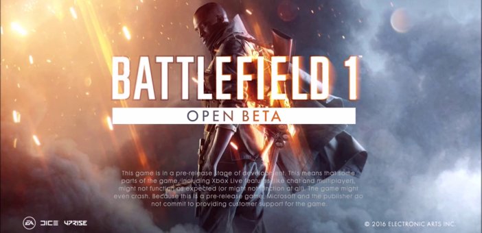Battlefield 1 - Provato - Beta - XBOX One
