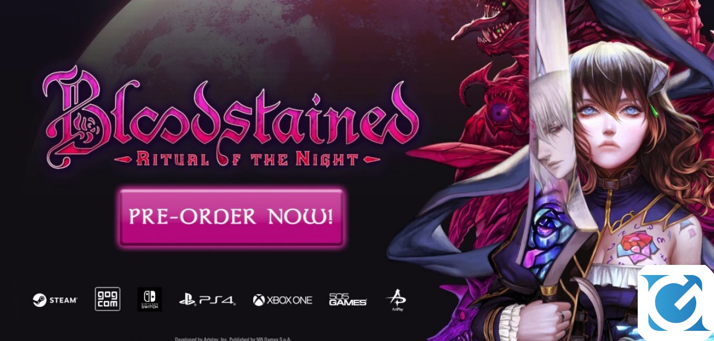 Bloodstained: Ritual of the Night disponibile al pre-order
