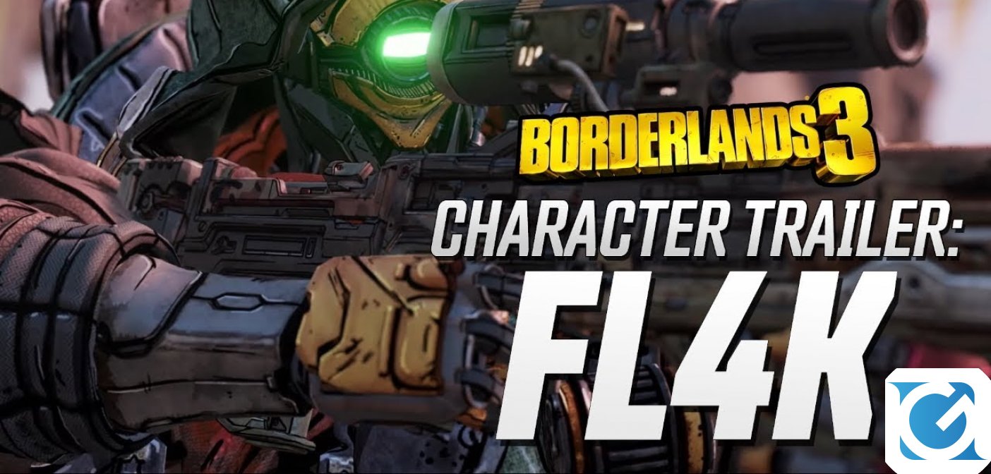 Ecco il trailer di Borderlands 3 dedicato a FL4K!
