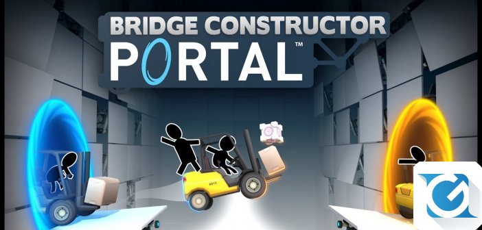 Bridge Constructor Portal e' disponibile per XBOX One e Nintendo Switch