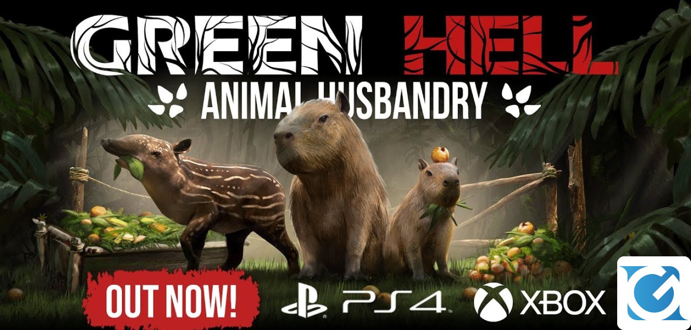 Capybara e tapiri invadono Green Hell anche su console