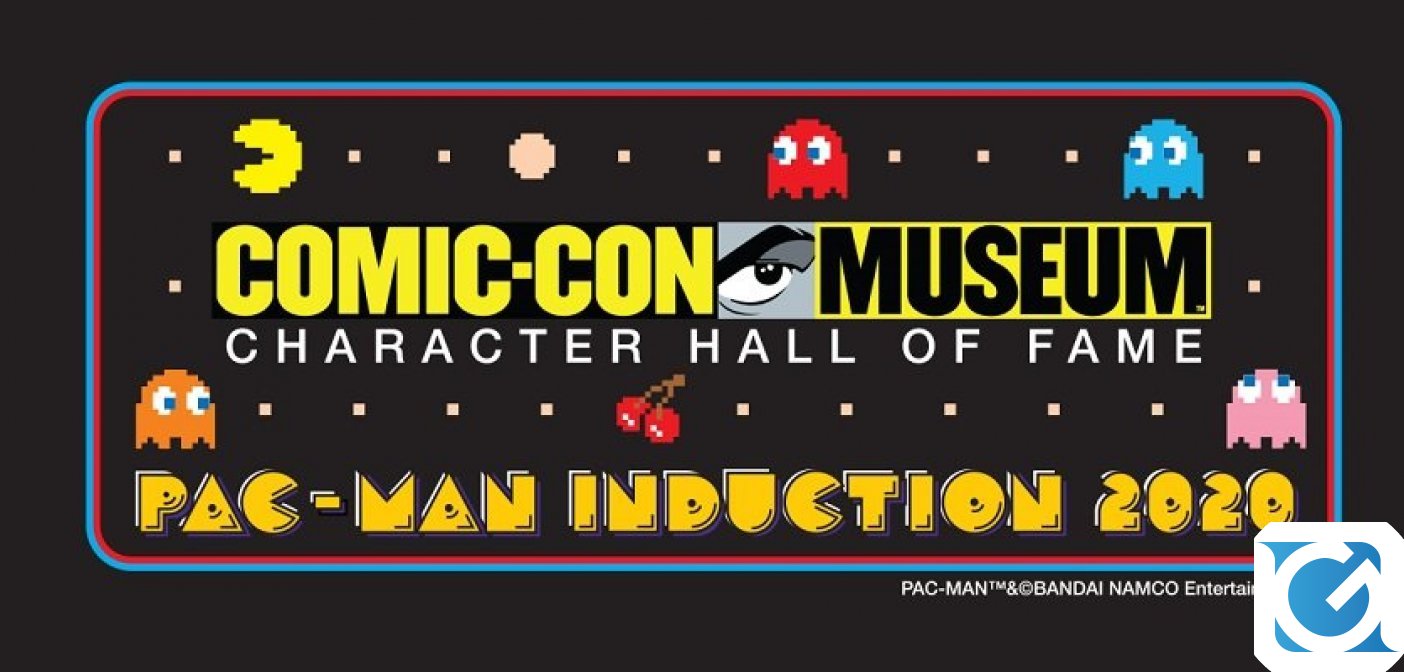 Celebra l'ingresso di Pac-Man nella Comic-con Museum Character Hall of Fame