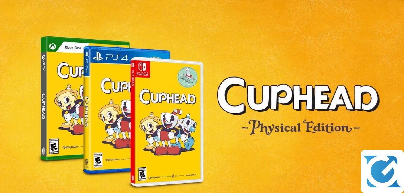 Cuphead è disponibile in formato fisico