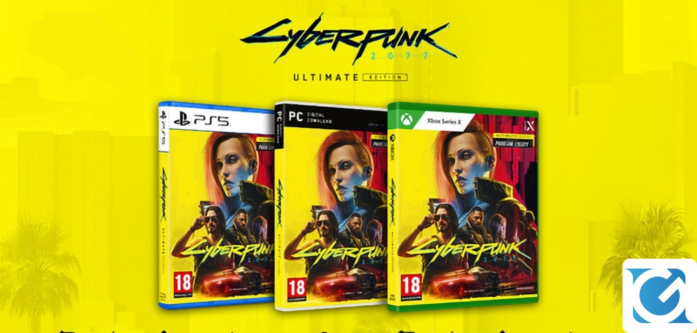 Cyberpunk 2077: Ultimate Edition arriva a dicembre su PC e console