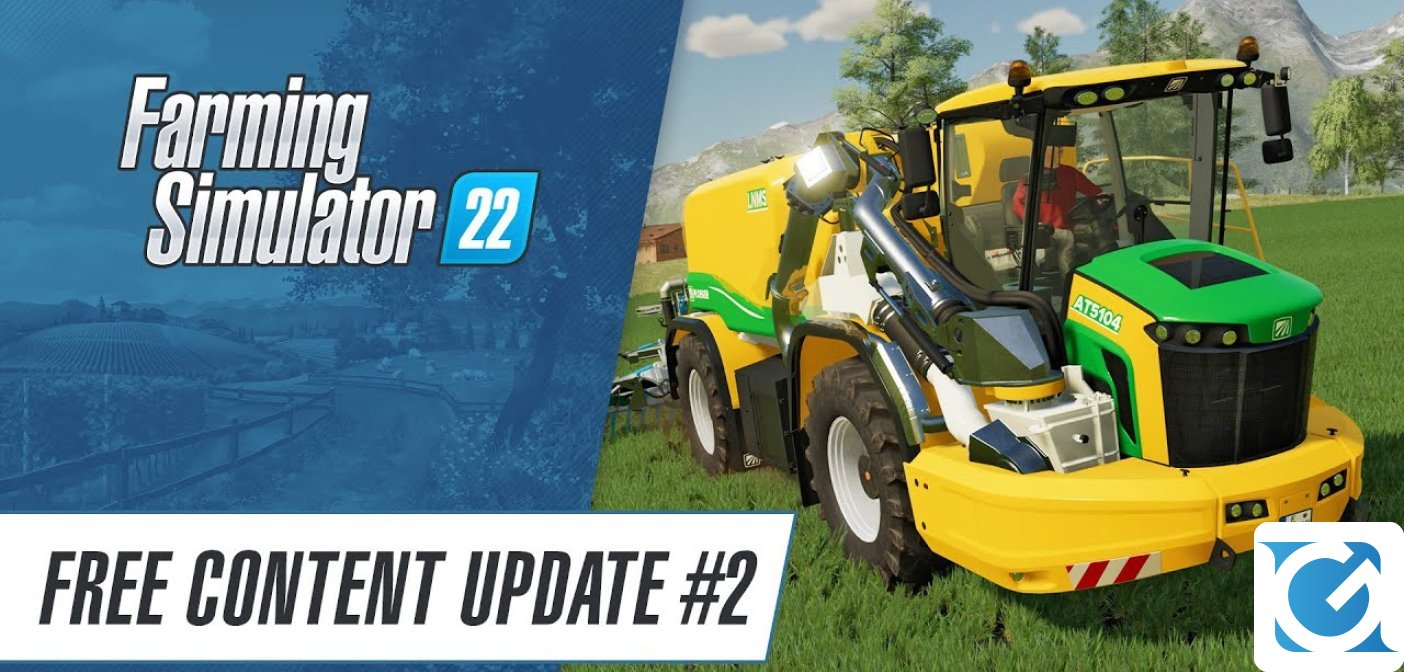 Disponibile il secondo aggiornamento gratuito di Farming Simulator 22