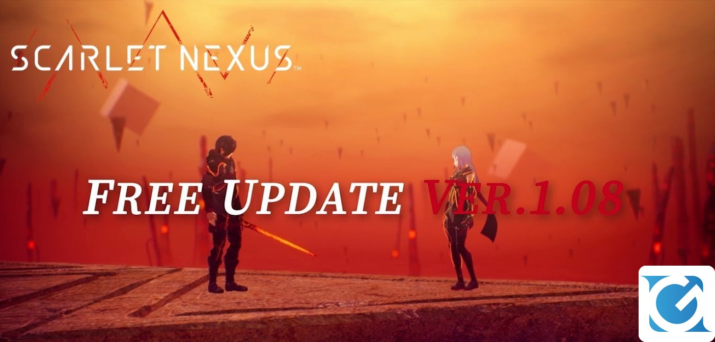 Disponibile l'aggiornamento gratuito 1.08 per Scarlet Nexus