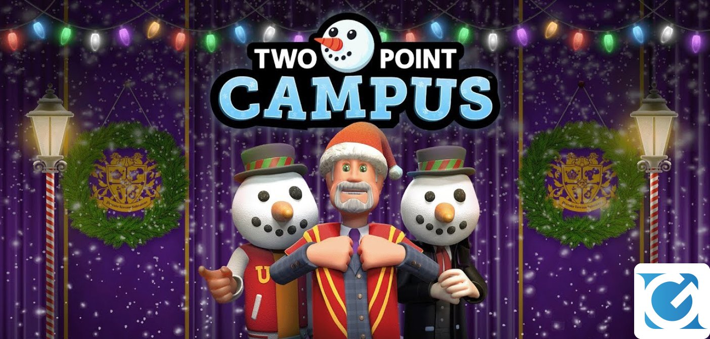 Disponibile l'aggiornamento invernale gratuito di Two Point Campus