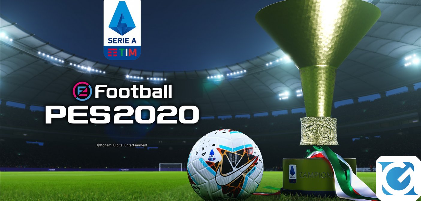 La licenza della Seria A sarà presente in eFootball PES 2020