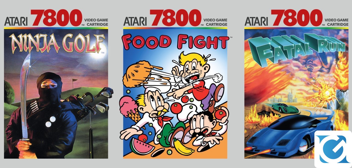 Fatal Run, Food Fight e Ninja Golf tornano per il nuovo Atari 2600+