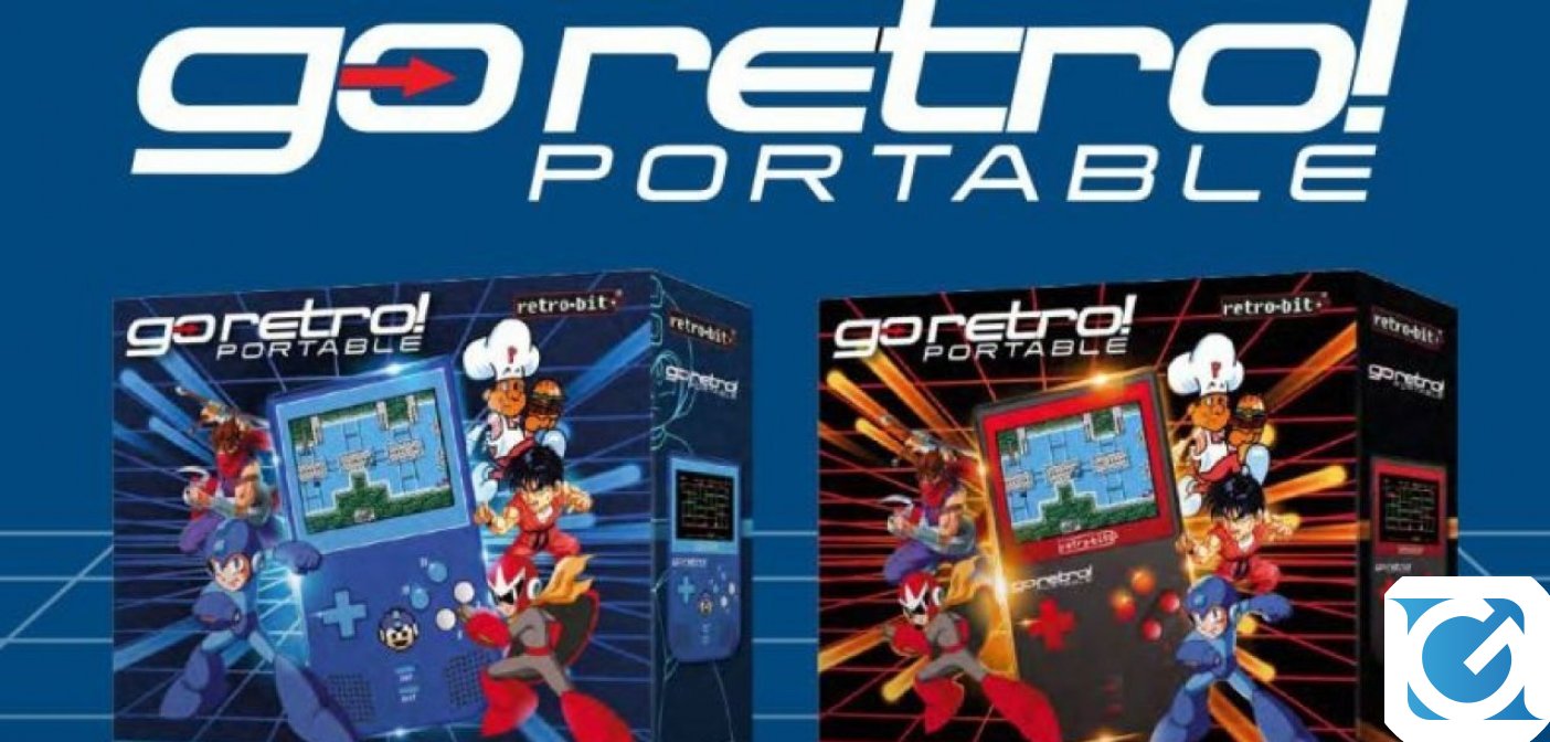 Retro-Bit annuncia una nuova console: GoRetro! Portable dedicata al retro-gaming