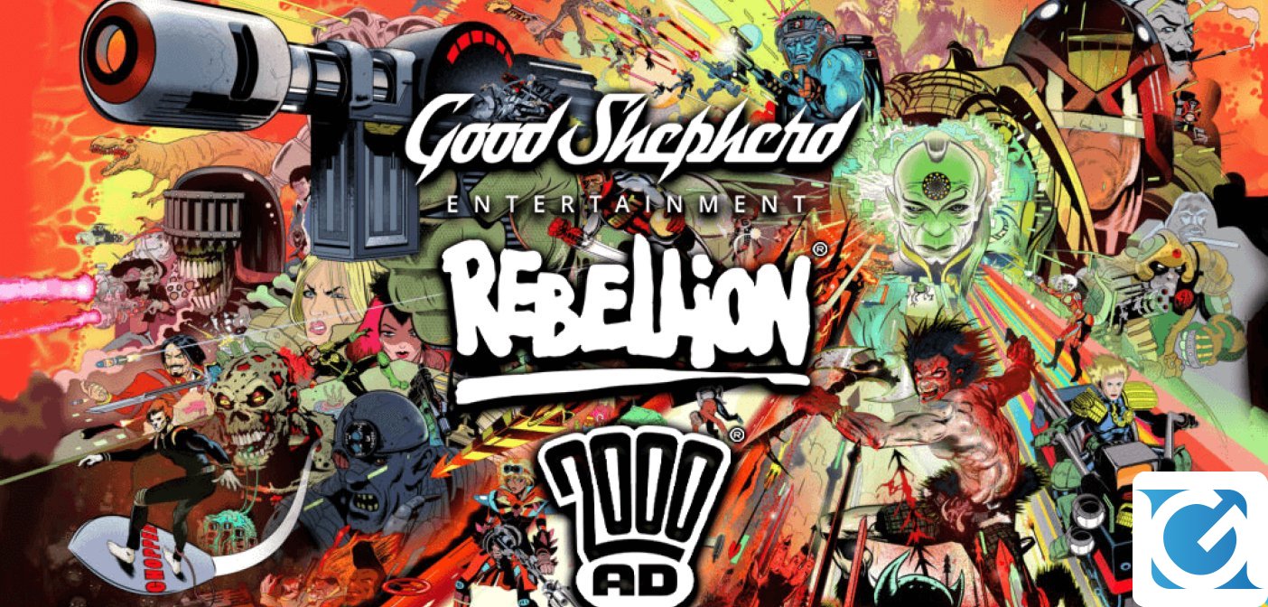 Good Shepherd e Rebellion insieme per un titolo basato sull'universo di 2000 AD