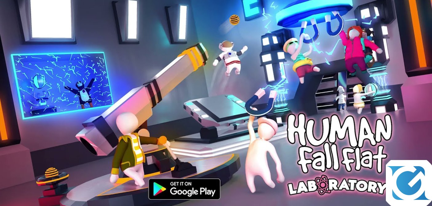 Human Fall Flat Mobile riceve un nuovo aggiornamento con il livello Laboratorio su iOs e Android