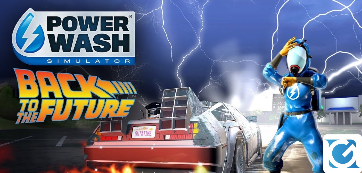 Il Back to the Future Special Pack arriva su Powerwash Simulator